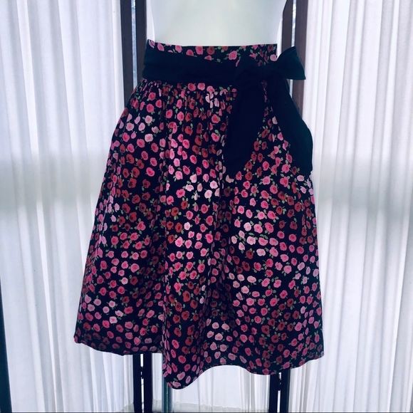 Heart of Haute Floral Skirt Pinup Retro - Picture 1 of 5